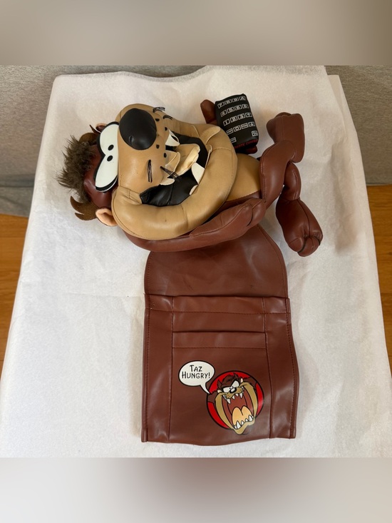 Warner Bros. Other - VTG TAZ the Tasmanian Devil TV Remote Control Holder Caddy Organizer Vinyl Plush
